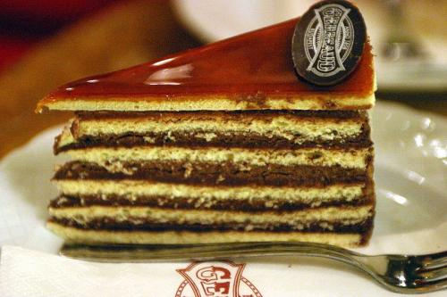 Hungarian Dobosch Torte Hungarian Dobosch Torte picture