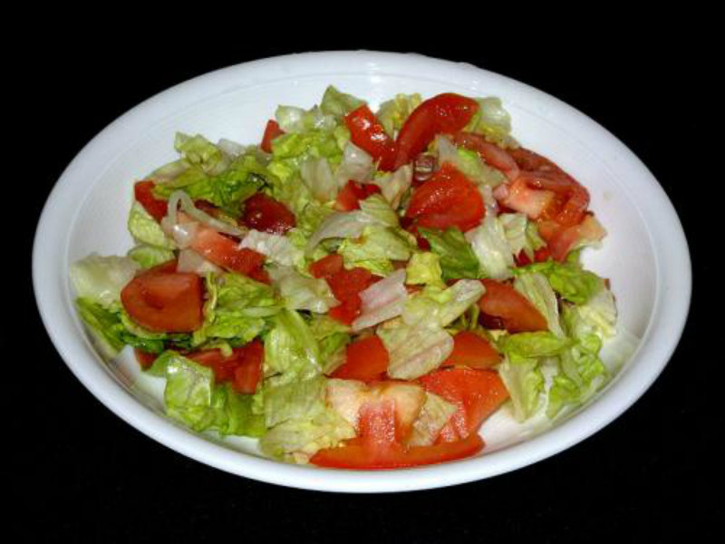 Tomato and Lettuce Salad Tomato and Lettuce Salad picture