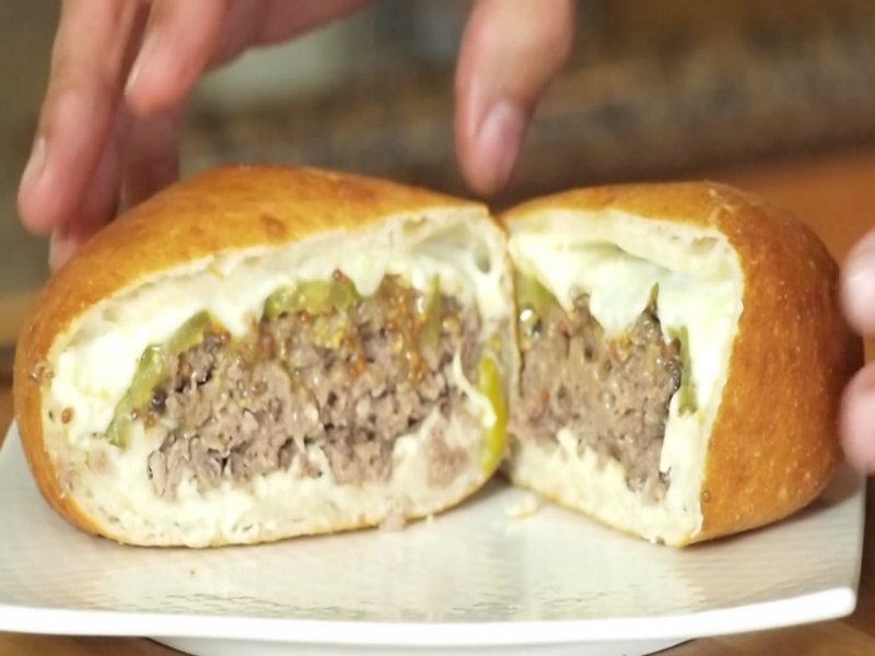 Korzo's "The Slav" Burger (Deep Fried Hamburger) Recipe Korzo's "The Slav" Burger (Deep Fried Hamburger) Recipe