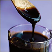 Blackstrap molasses is a good one too Molasses