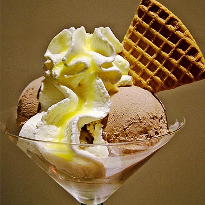 Hide medicine in ice creams