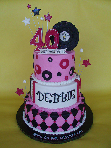 Cake Decorating Ideas For A 40th Birthday By Romika
