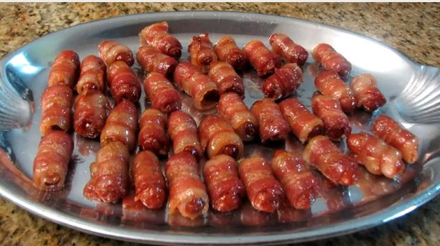 bacon wrapped lil smokies without brown sugar