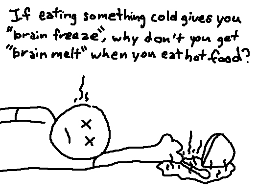 Brain freeze is still being researched extensively Brain Freeze 2