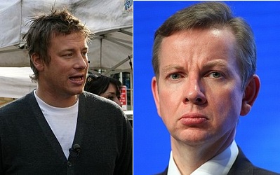 Jamie Oliver's face-off with Michael Gove Face off