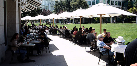 One of Apple's on-campus cafes Apple cafe