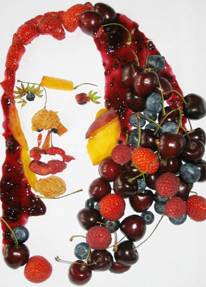 Victoria's portrait in fruit Victoria