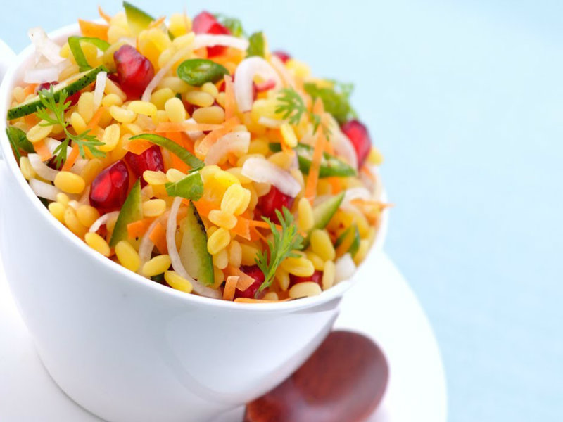 Moong Dal Ki Chaat Healthy Snack Recipe Video By Tarla Dalal IFood tv