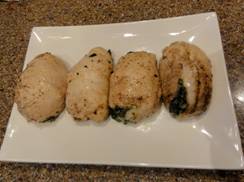Cookin’ Greens Chicken Breasts Stuffed with Spinach & Goat Cheese Cookin’ Greens Chicken Breasts Stuffed with Spinach & Goat Cheese picture