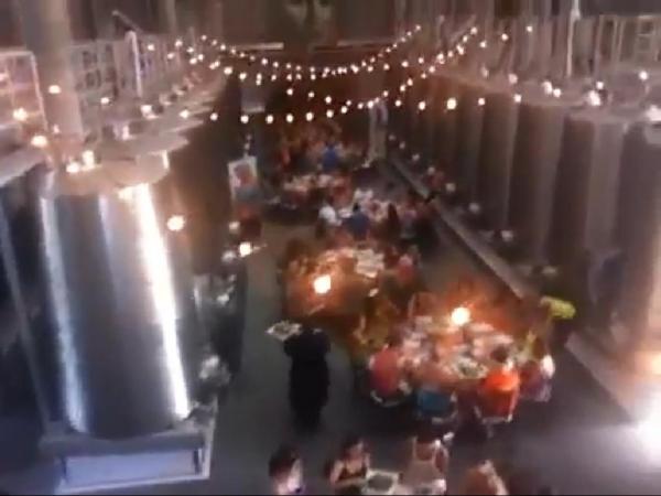 People Enjoying Dinner