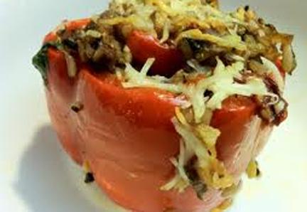 Mexican Style Vegetarian Stuffed Bell Peppers