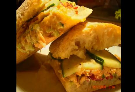 healthy ciabatta sandwich recipes
 on Creamy Cucumber and Salmon Ciabatta Sandwich Recipe Video by ...