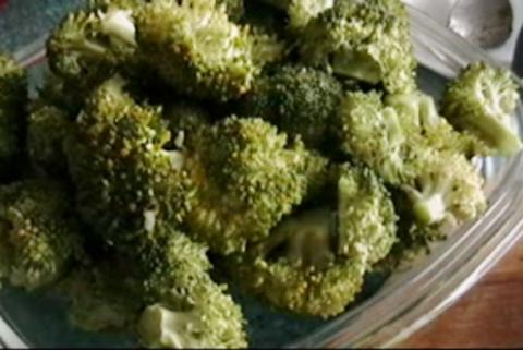 Steame broccoli