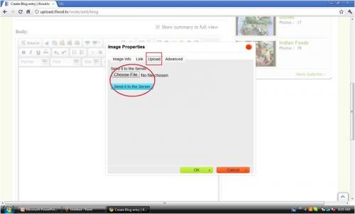 How to upload image