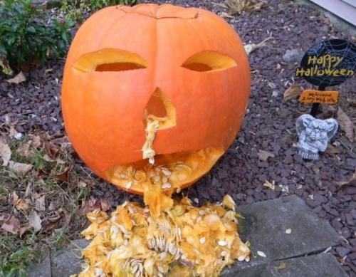 Halloween Carved Pumpkin