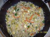 Vegetable And Egg Fried Rice