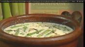 Creamy Mushroom Leek Soup With Organic Asparagus, Corn & New Potatoes
