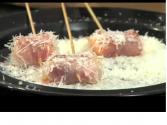 Prosciutto Melons In Parmesan Snow And Grill-encrusted Pork Tenderloin 