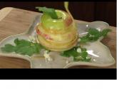 Apple Pear Stacked Salad