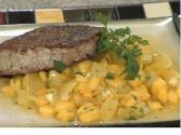Blackened Tuna Steaks With Mango Salsa