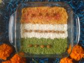 Tri-colored Carrot Rice Pudding 
