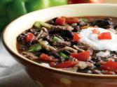 Slow Cooker Black Bean Chili 