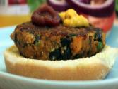 Spicy Butternut Squash & Black Bean Burger