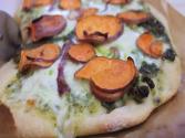 Sweet Potato & Kale Pesto Pizza