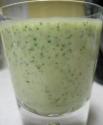 Green Spinach And Vanilla Milkshake