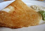 Masala Dosa With Chutney