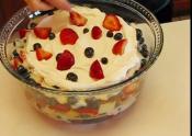 4th Of July Strawberry-blueberry Trifle