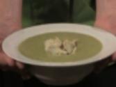 Puree Of Asparagus Soup With Lump Crabmeat