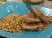 Apricot Mustard Glazed Pork Tenderloin