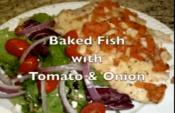 Baked Tilapia With Tomato And Onion