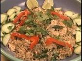 Thai Chicken Fried Rice With Basil