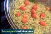 Sweet And Tangy Basil Pesto With Kelp Noodles