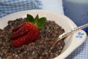 Black Rice Pudding 