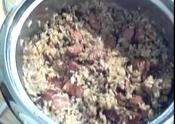 Black Eyed Peas And Sausage White Rice Jambalaya