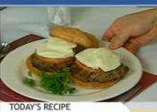 Mozzarella And Pesto Burger