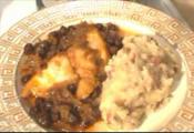 Greek Style Cod And Raisins
