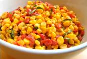 Easy Summer Corn And Pepper Salad
