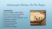 How To Make Chicken Pot Pie