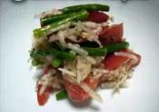 Salad With Garlic Dressing