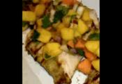 Grilled Mojo Chicken With Mango-papaya-cilantro Salsa