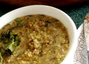 Delicious Dill Pickles And Dill Flavored Moong Dal