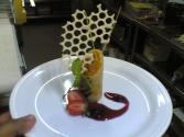 Carrot Pudding Rolled In Sweet Pancake