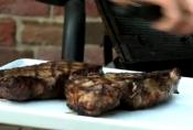 New York Strip With Mushrooms And Onions