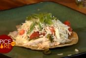 Egg Chicken Tostada