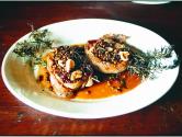 Pan Seared Pork Chops With Green Peppercorn Sauce