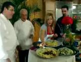 Papa And Son Cook With Rosa Foods Produ